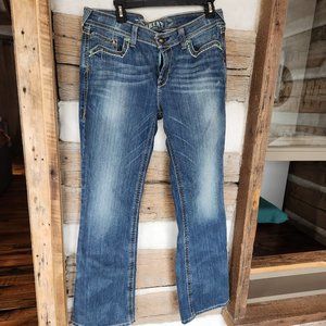 *UNAVAILABLE* Like New Ariat Turquoise bootcut jean